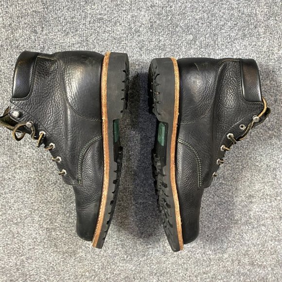 Frye Dakota Mens Boots 12 Black Leather Speed Lace Goodyear Welt - Picture 8 of 9